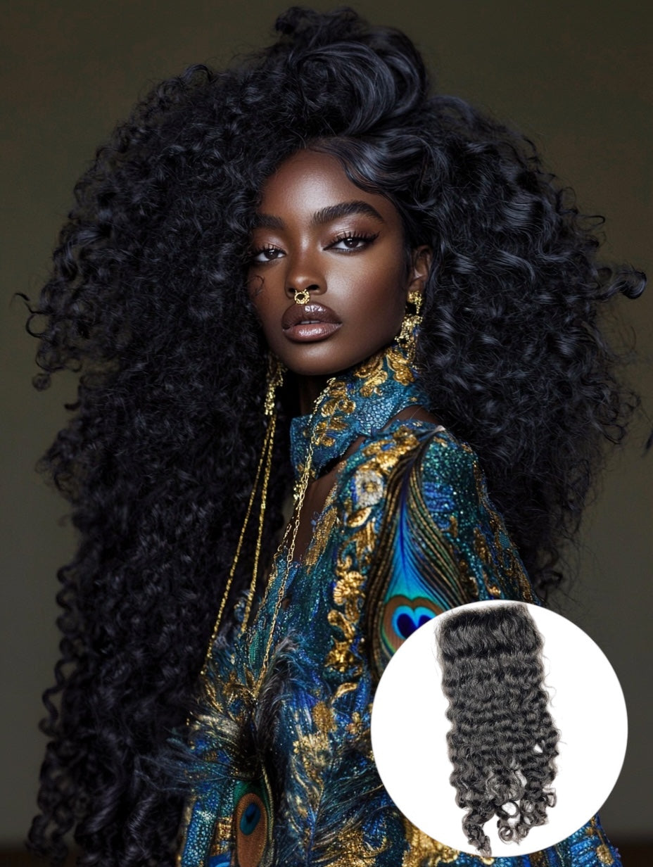 Amhara Curly Lace Closure