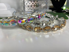 Oval Crystal Headband